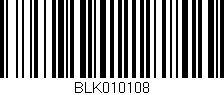 Código de barras (EAN, GTIN, SKU, ISBN): 'BLK010108'