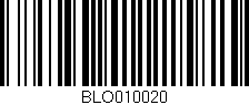 Código de barras (EAN, GTIN, SKU, ISBN): 'BLO010020'
