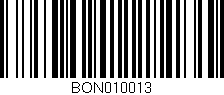 Código de barras (EAN, GTIN, SKU, ISBN): 'BON010013'