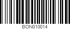 Código de barras (EAN, GTIN, SKU, ISBN): 'BON010014'