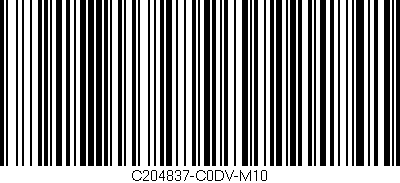Código de barras (EAN, GTIN, SKU, ISBN): 'C204837-C0DV-M10'