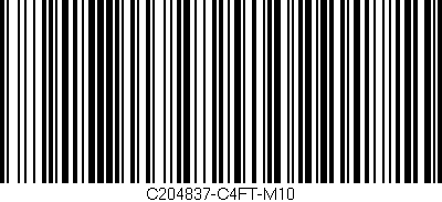 Código de barras (EAN, GTIN, SKU, ISBN): 'C204837-C4FT-M10'