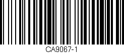 Código de barras (EAN, GTIN, SKU, ISBN): 'CA9067-1'