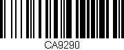 Código de barras (EAN, GTIN, SKU, ISBN): 'CA9290'