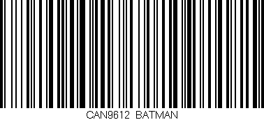 Código de barras (EAN, GTIN, SKU, ISBN): 'CAN9612/BATMAN'