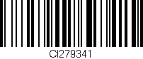 Código de barras (EAN, GTIN, SKU, ISBN): 'CI279341'