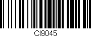 Código de barras (EAN, GTIN, SKU, ISBN): 'CI9045'
