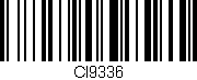 Código de barras (EAN, GTIN, SKU, ISBN): 'CI9336'