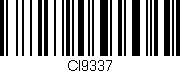 Código de barras (EAN, GTIN, SKU, ISBN): 'CI9337'
