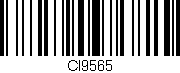 Código de barras (EAN, GTIN, SKU, ISBN): 'CI9565'