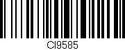 Código de barras (EAN, GTIN, SKU, ISBN): 'CI9585'
