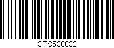 Código de barras (EAN, GTIN, SKU, ISBN): 'CTS538832'