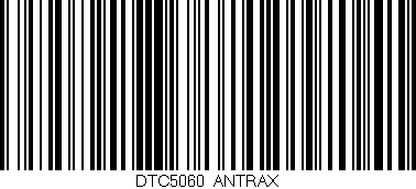 Código de barras (EAN, GTIN, SKU, ISBN): 'DTC5060/ANTRAX'
