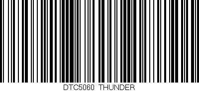 Código de barras (EAN, GTIN, SKU, ISBN): 'DTC5060/THUNDER'