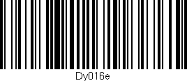Código de barras (EAN, GTIN, SKU, ISBN): 'Dy016e'