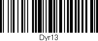 Código de barras (EAN, GTIN, SKU, ISBN): 'Dyr13'
