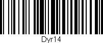 Código de barras (EAN, GTIN, SKU, ISBN): 'Dyr14'