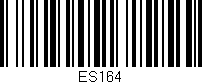 Código de barras (EAN, GTIN, SKU, ISBN): 'ES164'
