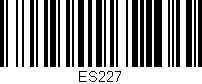 Código de barras (EAN, GTIN, SKU, ISBN): 'ES227'