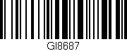 Código de barras (EAN, GTIN, SKU, ISBN): 'GI8687'