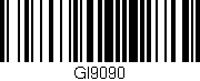 Código de barras (EAN, GTIN, SKU, ISBN): 'GI9090'