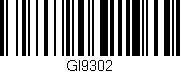 Código de barras (EAN, GTIN, SKU, ISBN): 'GI9302'