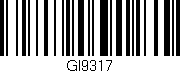 Código de barras (EAN, GTIN, SKU, ISBN): 'GI9317'