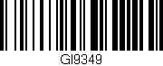 Código de barras (EAN, GTIN, SKU, ISBN): 'GI9349'