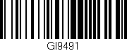 Código de barras (EAN, GTIN, SKU, ISBN): 'GI9491'