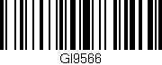 Código de barras (EAN, GTIN, SKU, ISBN): 'GI9566'