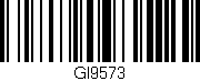 Código de barras (EAN, GTIN, SKU, ISBN): 'GI9573'
