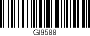 Código de barras (EAN, GTIN, SKU, ISBN): 'GI9588'