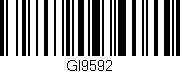 Código de barras (EAN, GTIN, SKU, ISBN): 'GI9592'