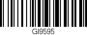 Código de barras (EAN, GTIN, SKU, ISBN): 'GI9595'