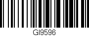 Código de barras (EAN, GTIN, SKU, ISBN): 'GI9596'