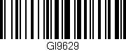 Código de barras (EAN, GTIN, SKU, ISBN): 'GI9629'