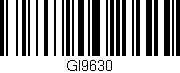 Código de barras (EAN, GTIN, SKU, ISBN): 'GI9630'