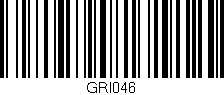 Código de barras (EAN, GTIN, SKU, ISBN): 'GRI046'