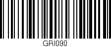 Código de barras (EAN, GTIN, SKU, ISBN): 'GRI090'
