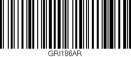 Código de barras (EAN, GTIN, SKU, ISBN): 'GRI186AR'