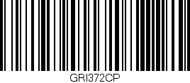 Código de barras (EAN, GTIN, SKU, ISBN): 'GRI372CP'