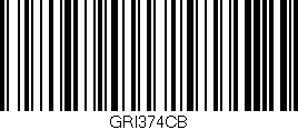 Código de barras (EAN, GTIN, SKU, ISBN): 'GRI374CB'