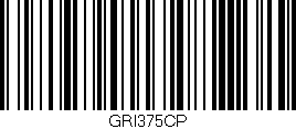 Código de barras (EAN, GTIN, SKU, ISBN): 'GRI375CP'