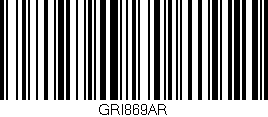 Código de barras (EAN, GTIN, SKU, ISBN): 'GRI869AR'