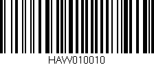 Código de barras (EAN, GTIN, SKU, ISBN): 'HAW010010'