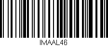 Código de barras (EAN, GTIN, SKU, ISBN): 'IMAAL46'