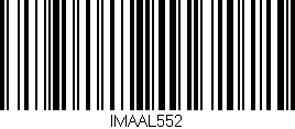 Código de barras (EAN, GTIN, SKU, ISBN): 'IMAAL552'