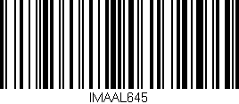 Código de barras (EAN, GTIN, SKU, ISBN): 'IMAAL645'