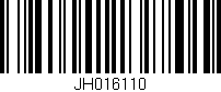 Código de barras (EAN, GTIN, SKU, ISBN): 'JH016110'