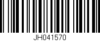 Código de barras (EAN, GTIN, SKU, ISBN): 'JH041570'